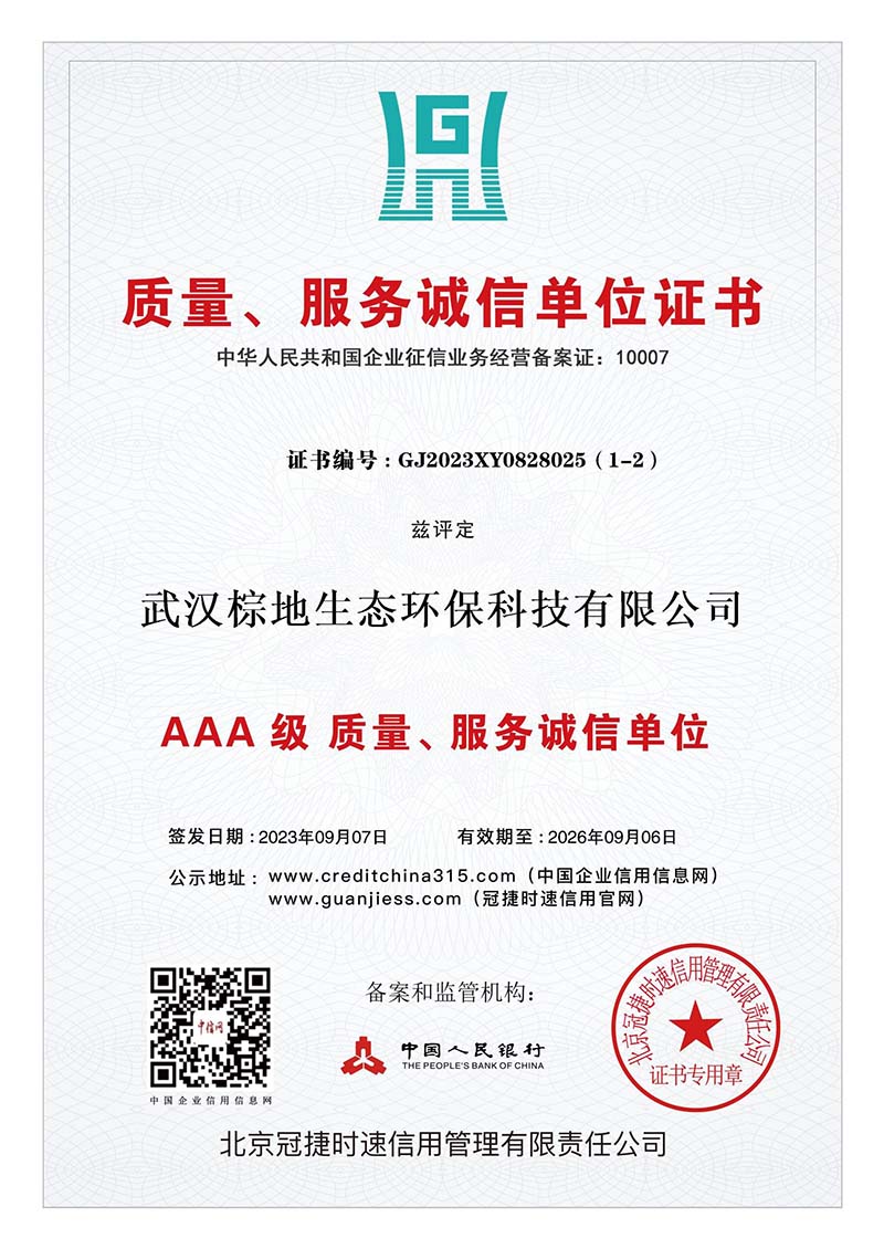 质量、服务诚信单位